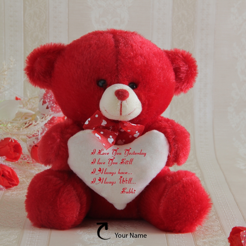 red teddy bear names