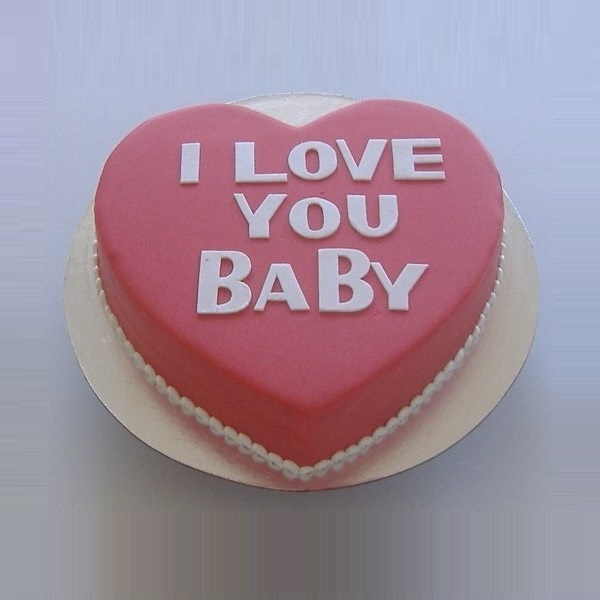 heart cake i love you