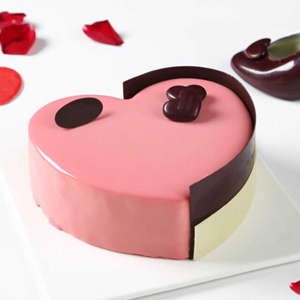 Buy Couple heart truffle cake Online at Best Price | Od