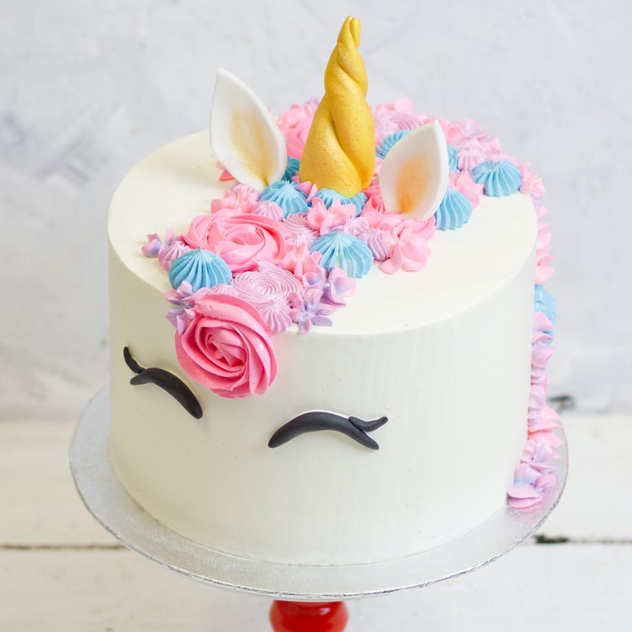 Edible Fondant Unicorn And Rainbow Cake Topper Decorations | Giggle Moon