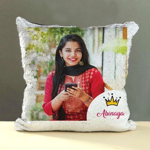 Sequin custom pillow hotsell