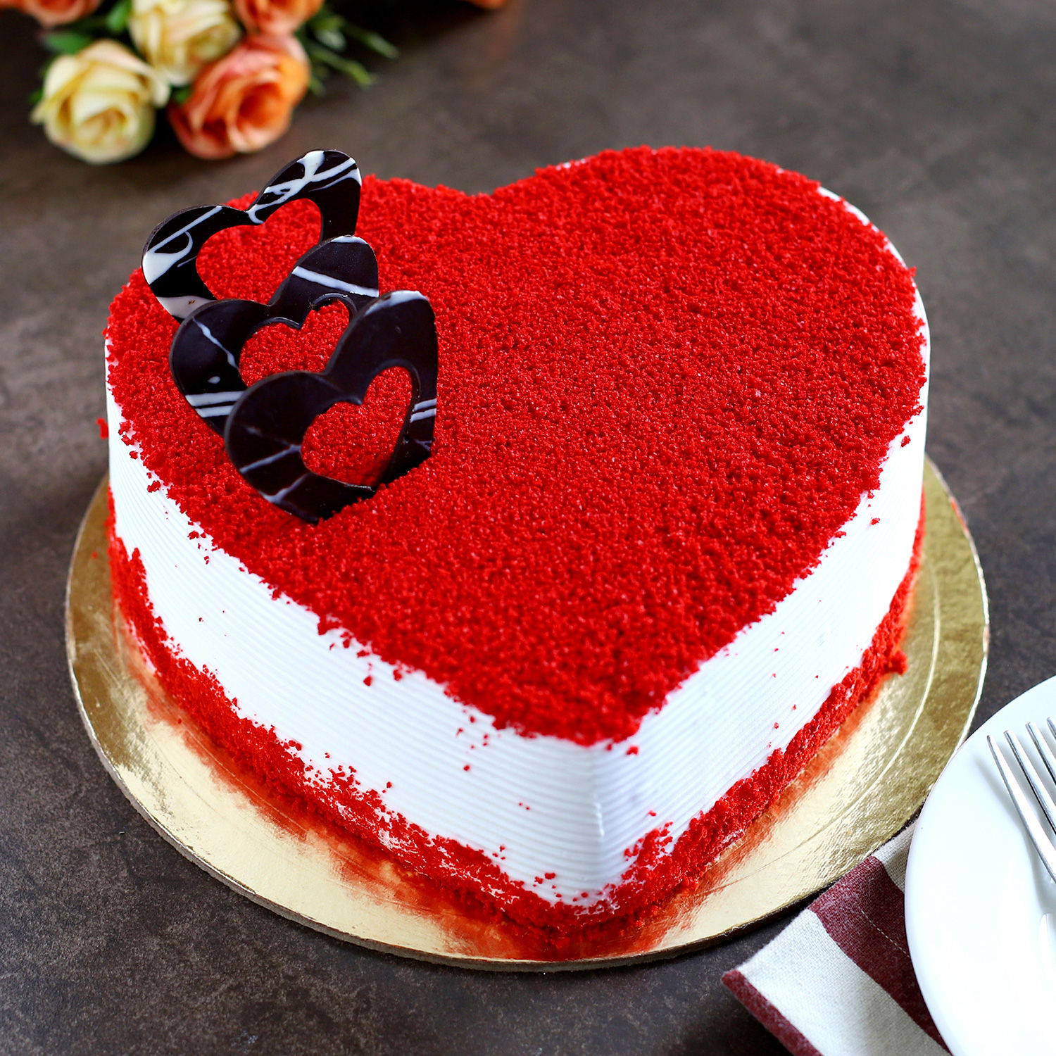 Buy/send Melting Chocolate Heart Cake order online in Anakapalli |  CakeWay.in