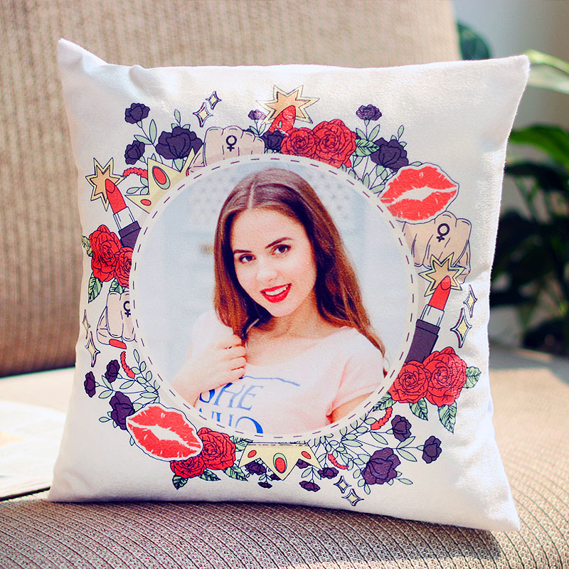 Personalized deals picture cushion
