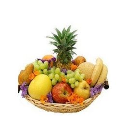 Mixed Fruits with Basket