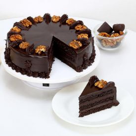 Choco walnut cake
