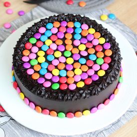 Chocolate Truffle Gems Cake