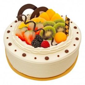 Vanilla Fruits Cake