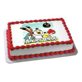 Angry Birds Photo Cake