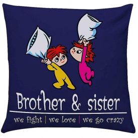 Crazy Brother Sister Cushion