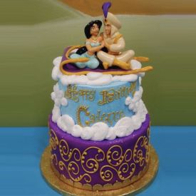 Alladin and Jasmine Cake