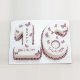 Sweet Sixteen Birthday Cake