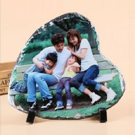 Heart Shaped Photo Stone