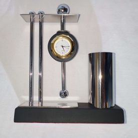 Unique Pen Stand with Clock