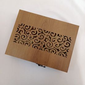 Dry fruits with wooden Box
