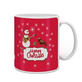 Red Christmas mug