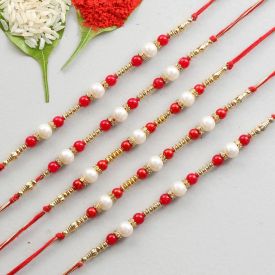 5 Pcs Rakhi Set