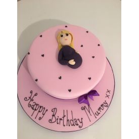 Pregnant lady Cake