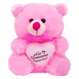 PINK HOT VALENTINE?S DAY GIANT TEDDY BEAR 12 INCH