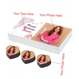 Heart Shape photo chocolate