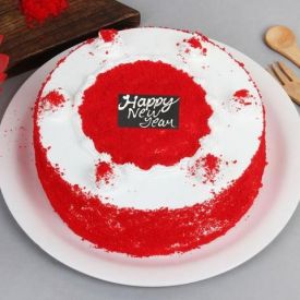 New Year Red Velvet Cake