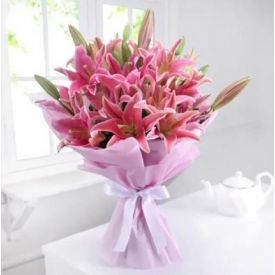 Bunch of Pink lilies