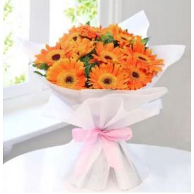 Bunch of Orange Gerberas