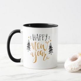 Happy New Word Coffee Mug