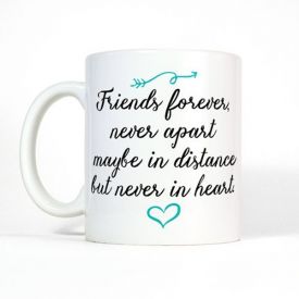 Best friend forever white mug