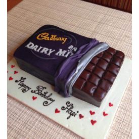 Dairy milk design cake