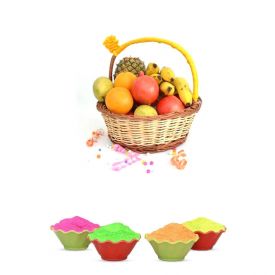 Fresh fruits with colours