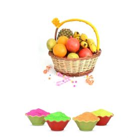 Fresh fruits with colours