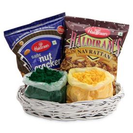 Snacks Gulal Basket Combo