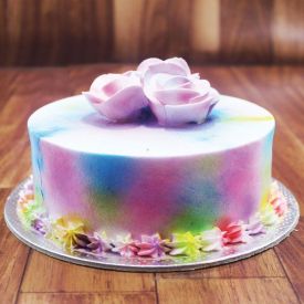 Colourful Holi cake