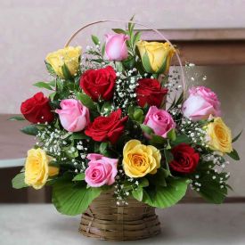 Full mix Roses of Basket