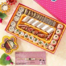 kaju Sweets N Pearl Rakhi