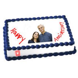 Anniversary Photo Cake