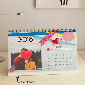 Desk Calendar Photo Personalized