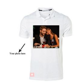 Polo Neck T-Shirt with Your Photo