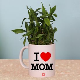 Mom's Mug with bamboo