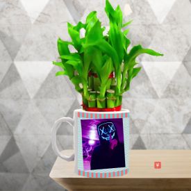 Personalized Mug With Bamboo