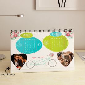 Romantic Personalized Desktop Calendar