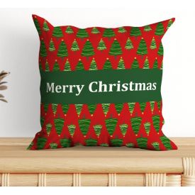 Merry Christmas Printed Pillow
