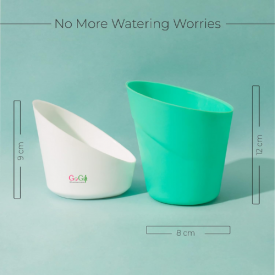 5 Pcs Turquoise Green Self watering pot