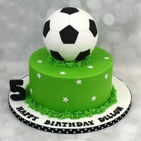 Football Cream Cake