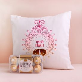 Cushion With Ferrero Rocher Combo