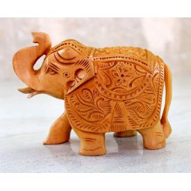 Elephant in wooden colour