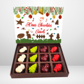 Christmas chocolates in Box