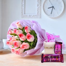 Pink roses & Silk
