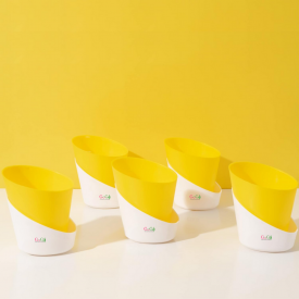 5 Pcs Yellow Self watering pot