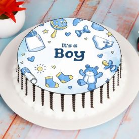 It's Boy Photo Cake